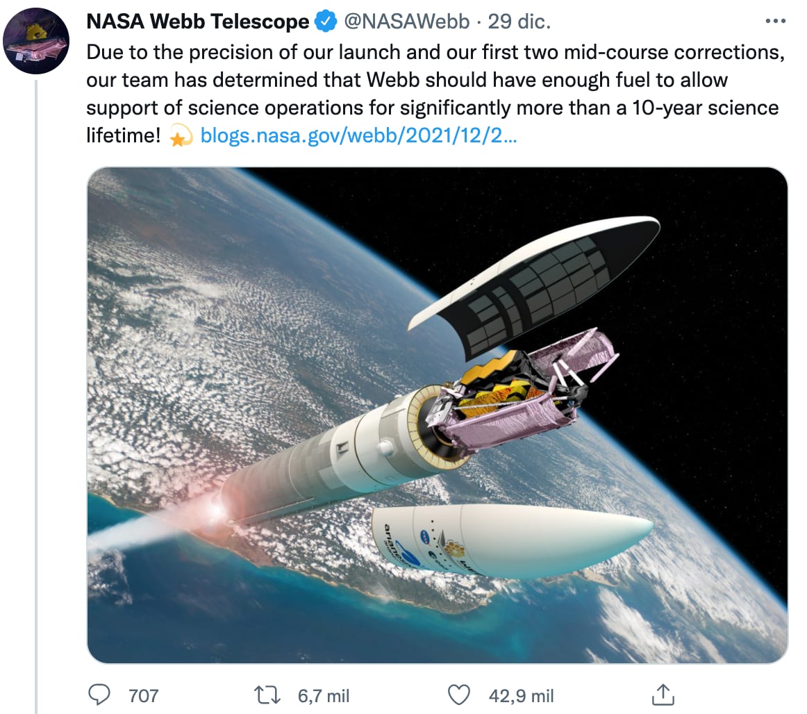 Telescopio James Webb