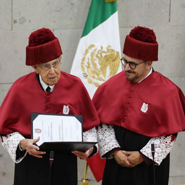 IPN reconoce a Cuauhtémoc Cárdenas con doctorado Honoris Causa