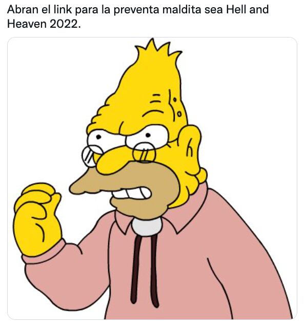 memes preventa Hell and Heaven 2022