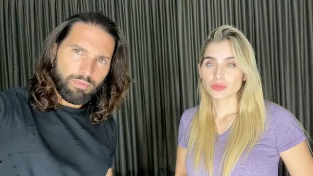 Poncho De Nigris y Marcela Mistral