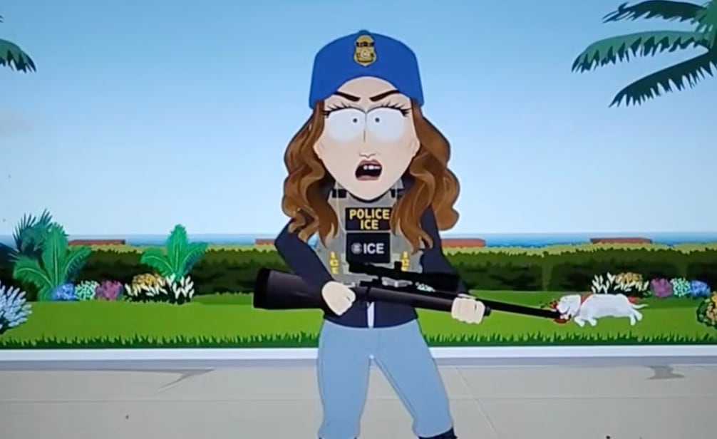 Kristi Noem parece en South Park