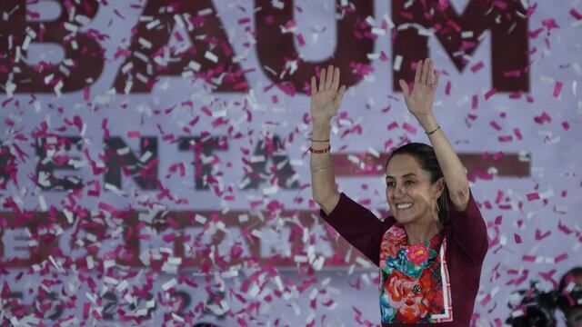 Claudia Sheinbaum, candidata a la presidencia de la república por parte de la coalición "Sigamos Haciendo Historia"