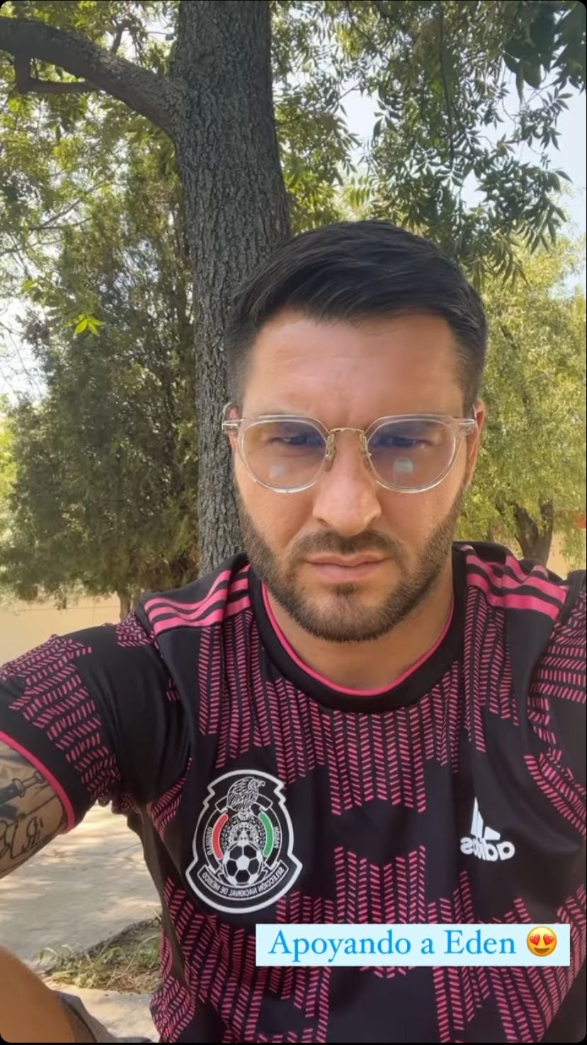 André-Pierre Gignac se puso la playera de la Selección Mexicana previo a su juego vs Surinam.