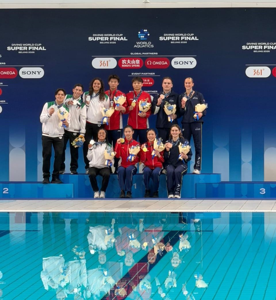 Medalla de México en equipo mixto de clavados
