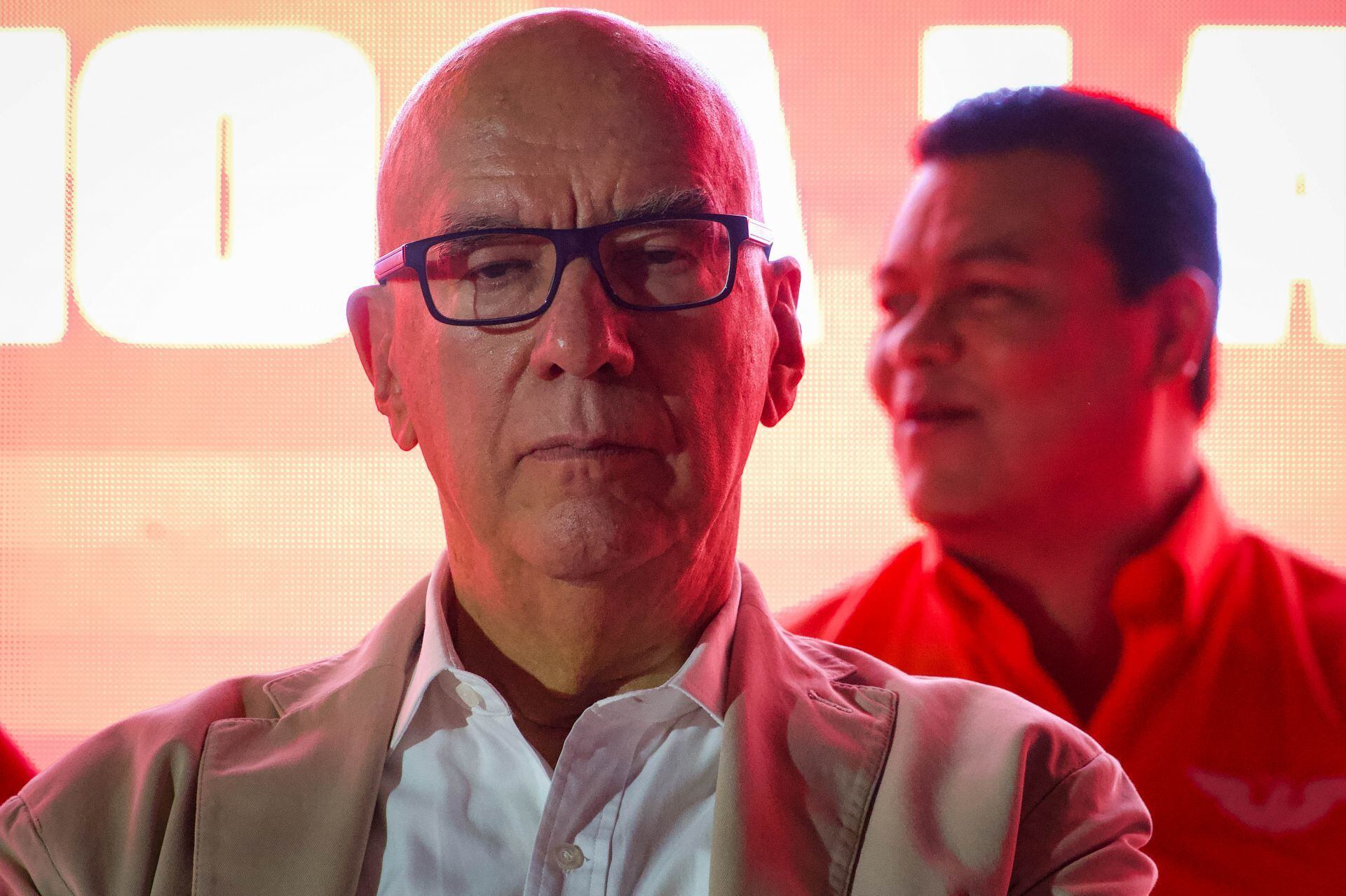 Dante Delgado, durante la Convención estatal de Movimiento Ciudadano en el Auditorio Blackberry