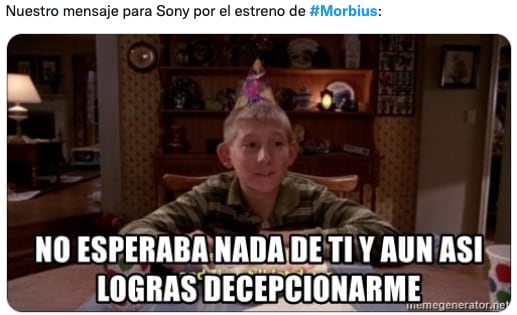 Memes sobre 'Morbius'