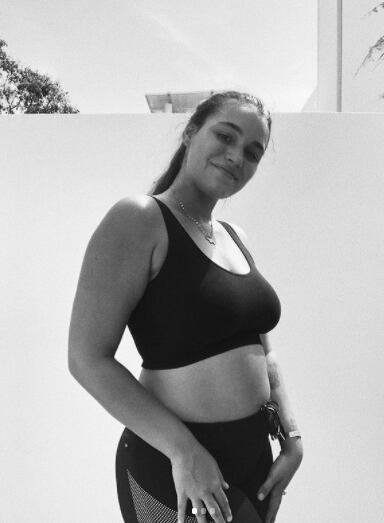 Así luce la esposa de Fernando Carrillo a dos meses de su parto.