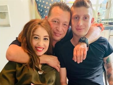 Bertha Ocaña, Octavio Pérez y Octavio Ocaña.