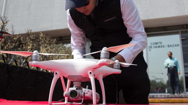 Dron. Proponen su uso para vigilar ductos.