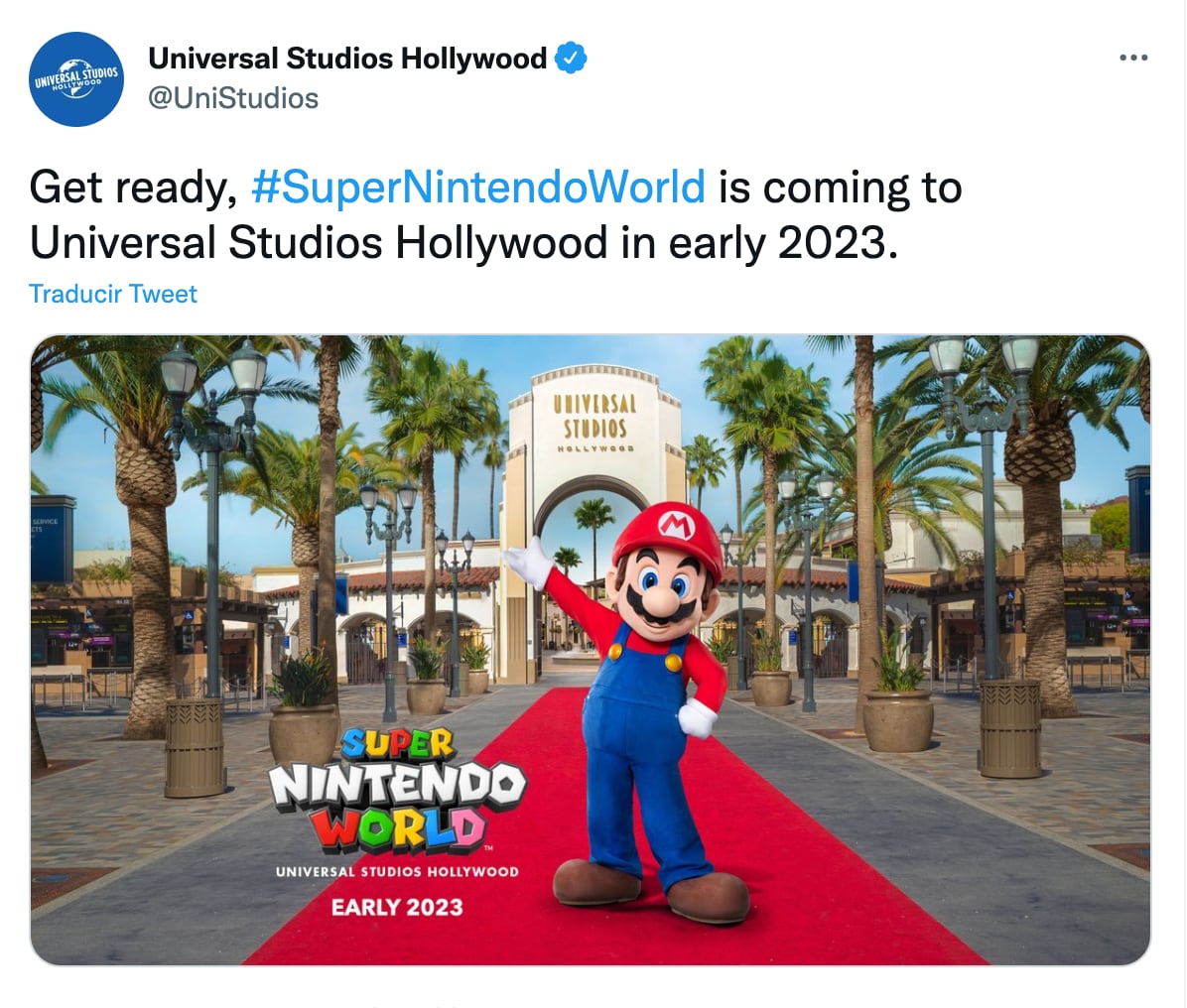 Super Nintendo World de Hollywood