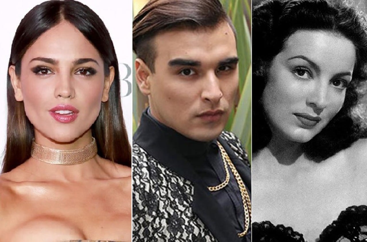 Eiza González, Alfredo Félix y María Félix.