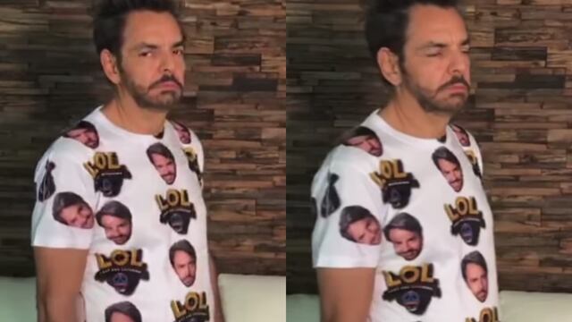 Eugenio Derbez con pijama de LOL.
