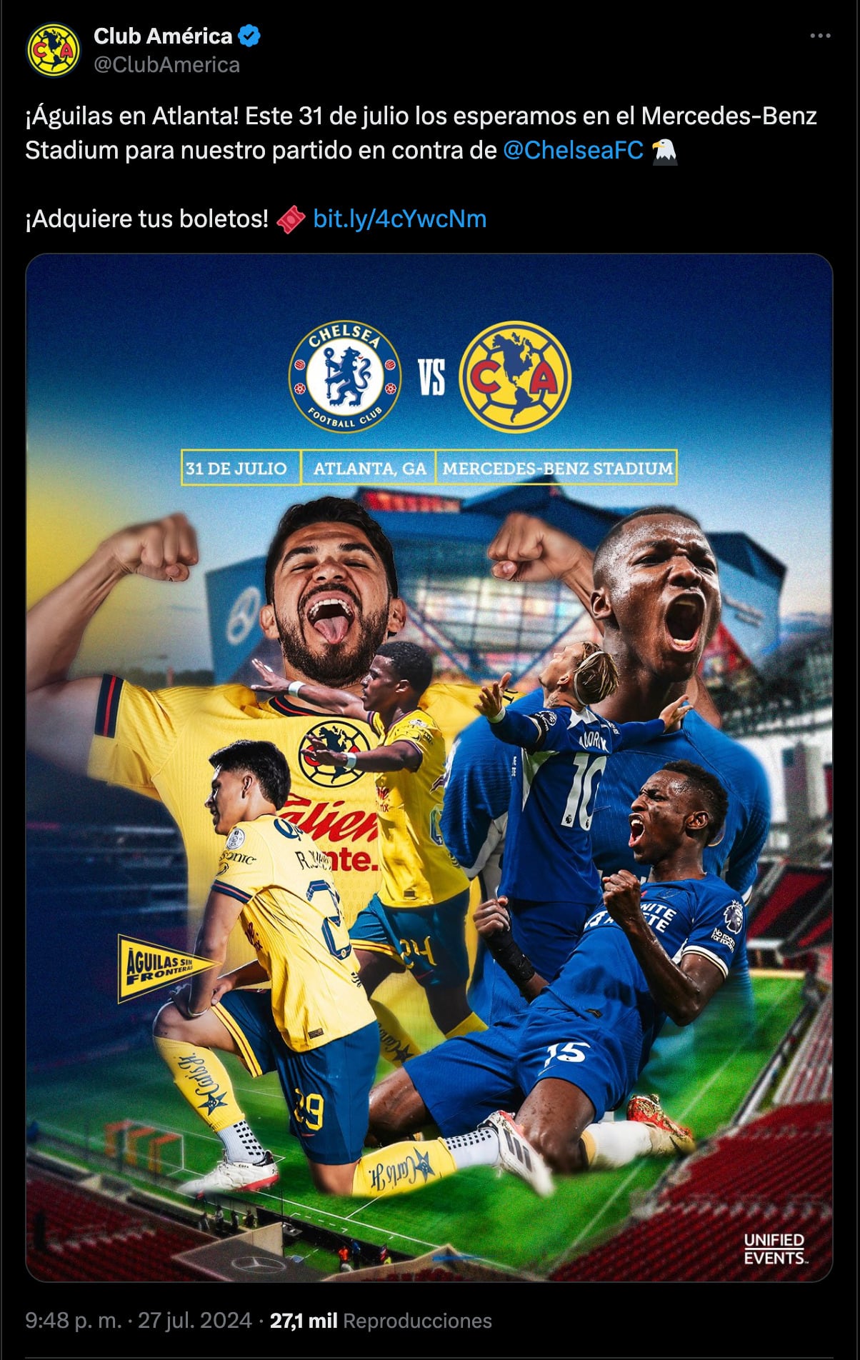 Club América vs Chelsea