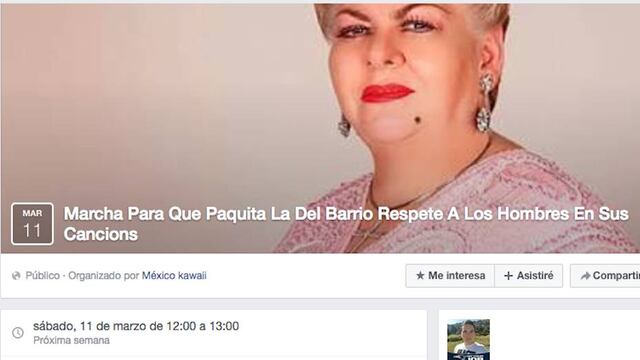 Paquita la del Barrio.