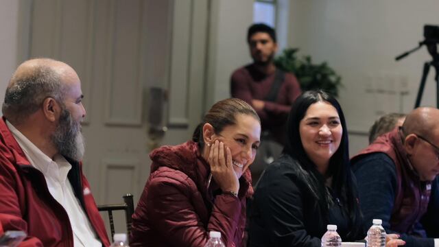 Claudia Sheinbaum se reunió con empresarios y agricultores de Chihuahua