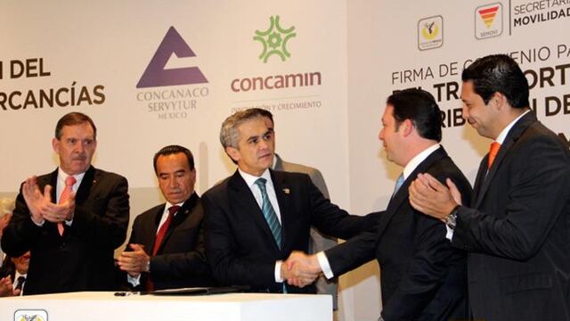 (@ManceraMiguelMX) Firma del Convenio para regular transporte de carga