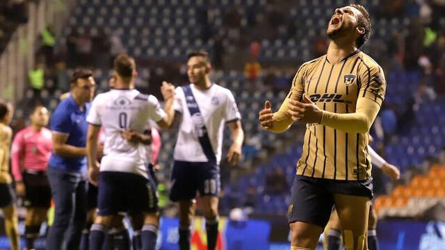 Pumas en partido contra el Puebla