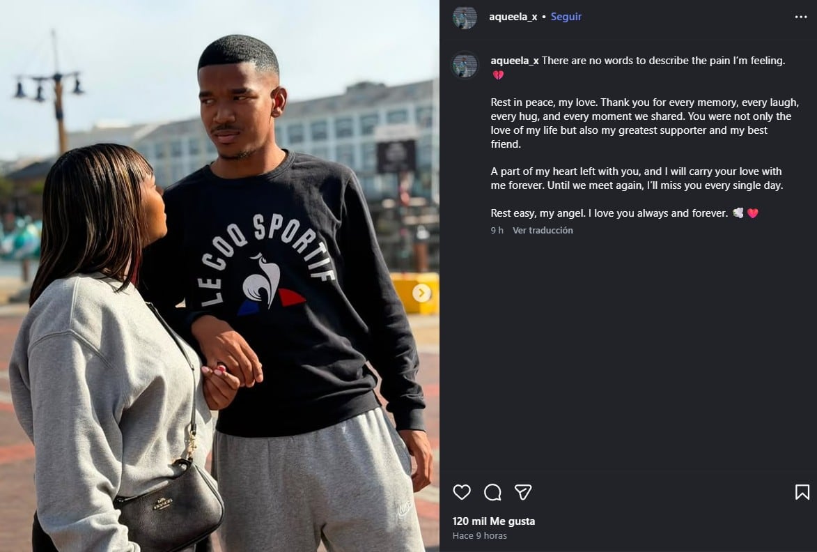 Pareja de Jayden Adams dedica mensaje de despedida tras su muerte