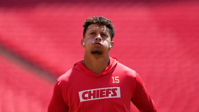 Patrick Mahomes con los Kansas City Chiefs.