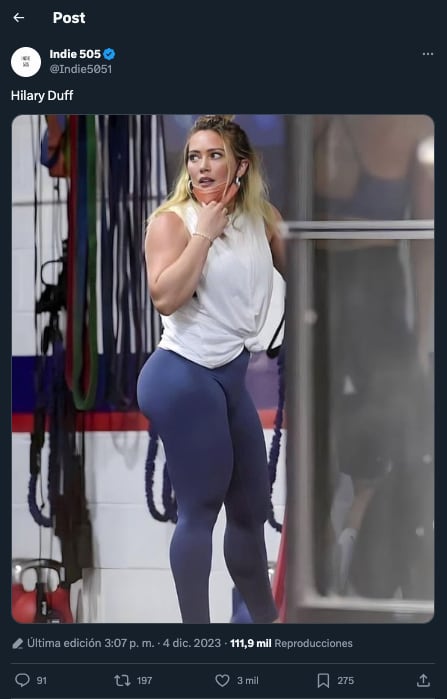 Impactantes piernas de Hilary Duff encienden las redes sociales