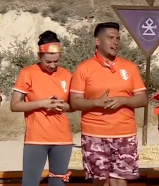 César Doroteo y Brenda Zambrano en La Isla 2023