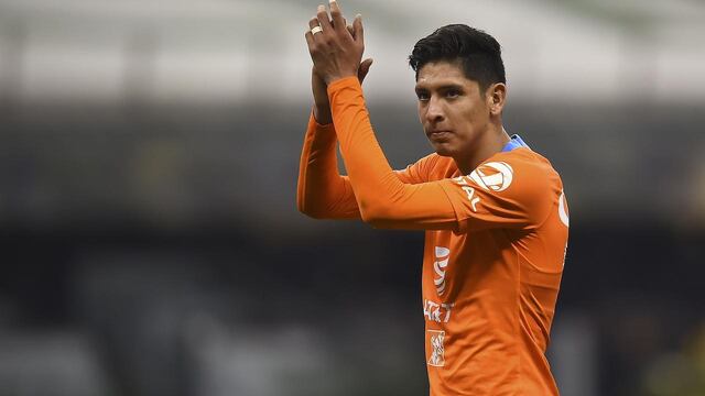 Álvarez en un partido con América