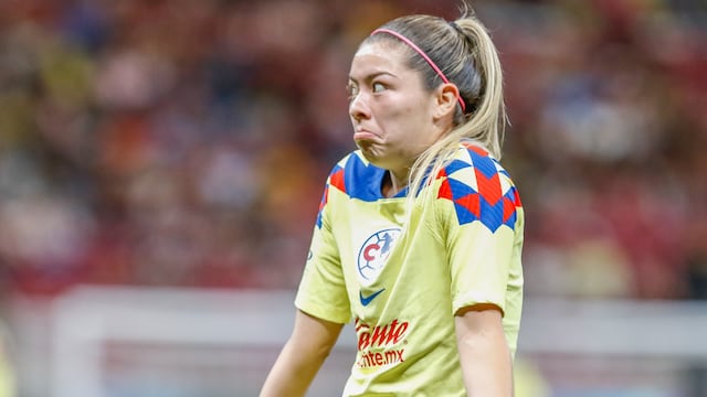 Katty Martínez, en un duelo de la Liga MX Femenil.