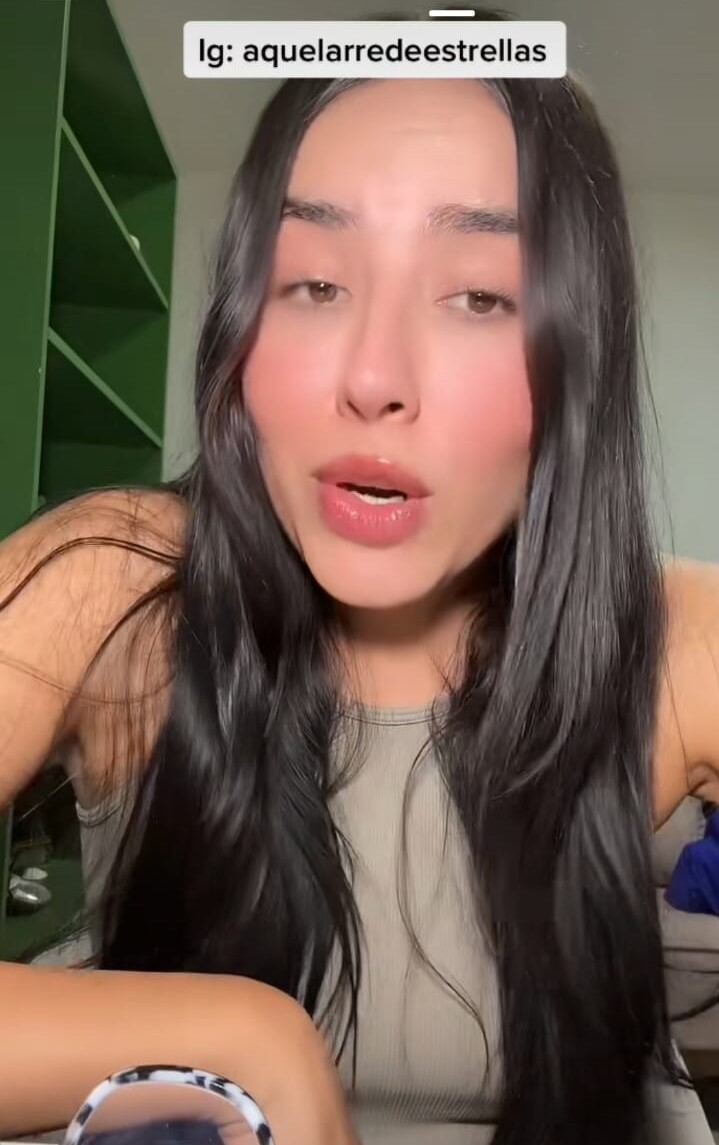 Usuaria explicando que el amor es un amarre