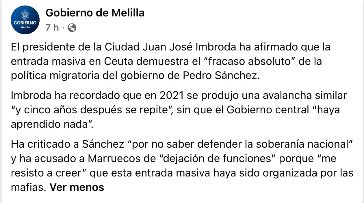 Derecha de España culpa a Pedro Sánchez de llegada masiva de migrantes