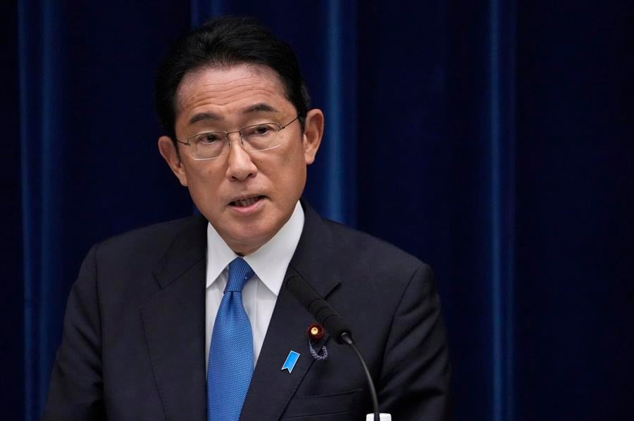 Fumio Kishidam, primer ministro de Japón