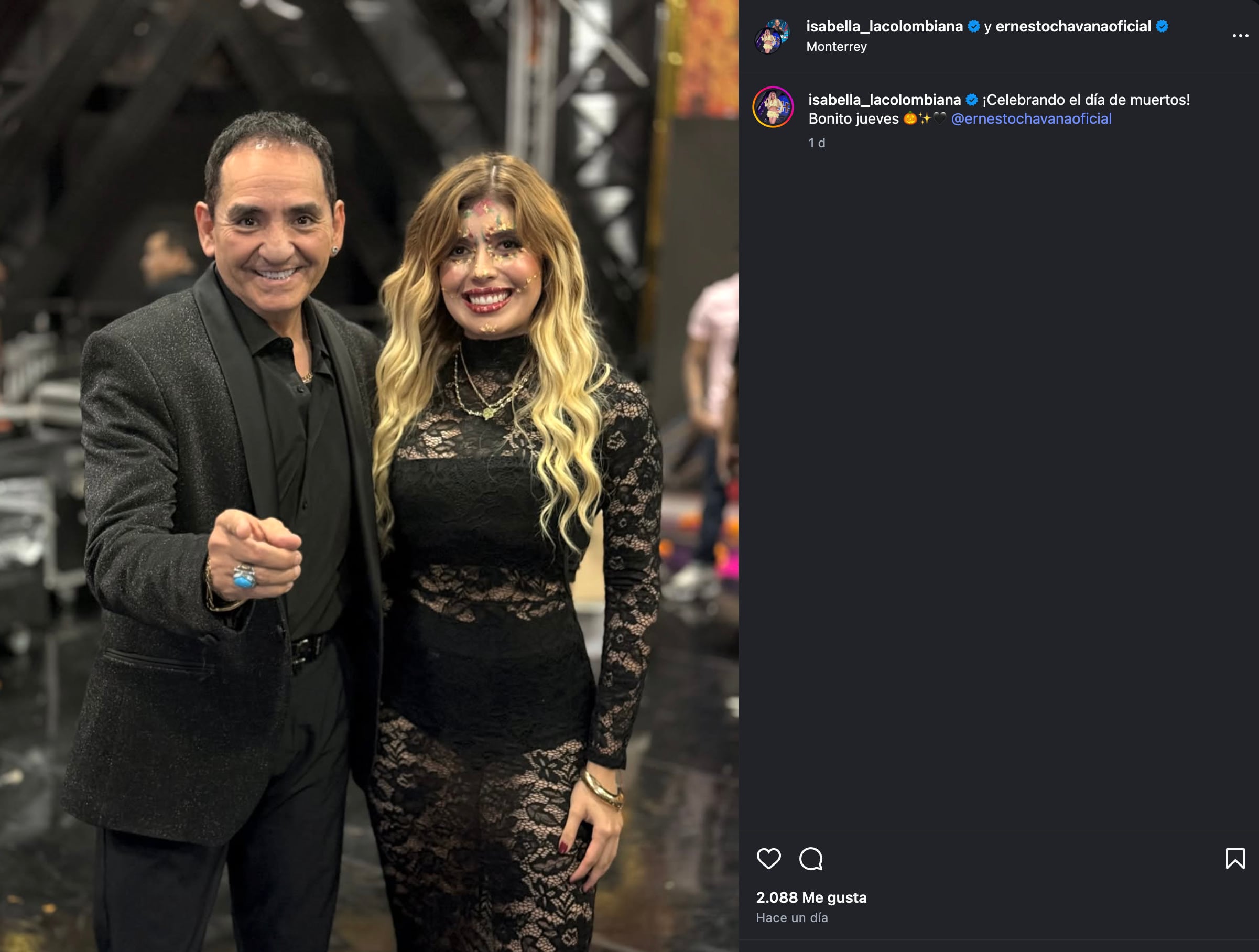 Ernesto Chavana e Isabella Rojas reaparecen juntos tras golpe
