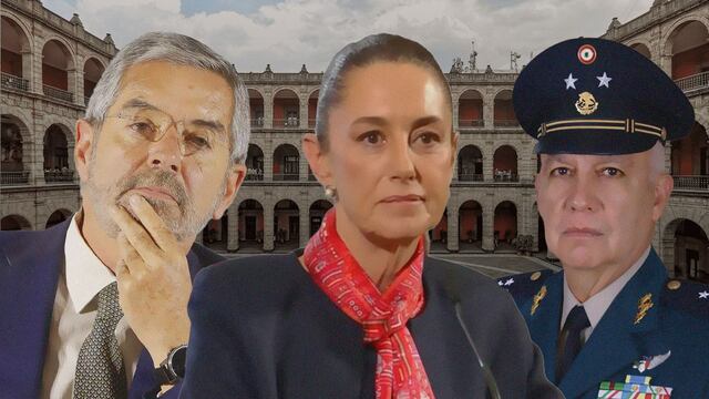 Claudia Sheinbaum se reunió en Palacio Nacional con Juan Ramón de la Fuente (SRE) y Ricardo Trevilla Trejo (Sedena) el 18 de febrero de 2025