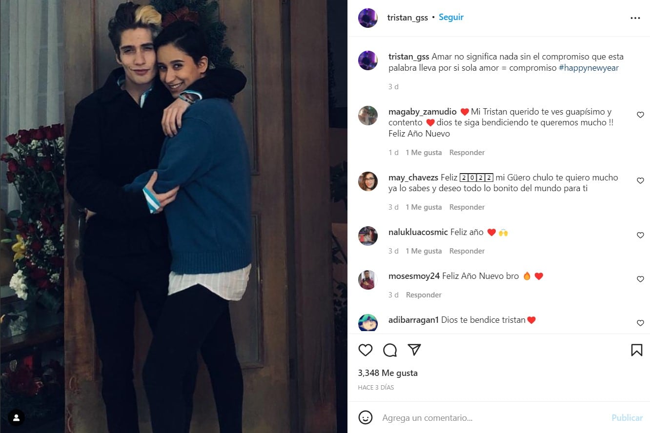 Tristán Othón, hijo de Yahir, y su nueva novia