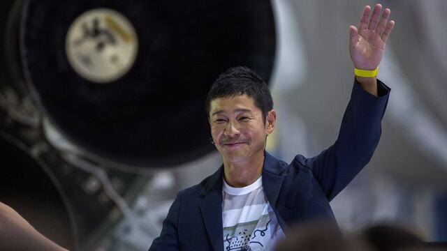 Japanese billionaire Yusaku Maezawa