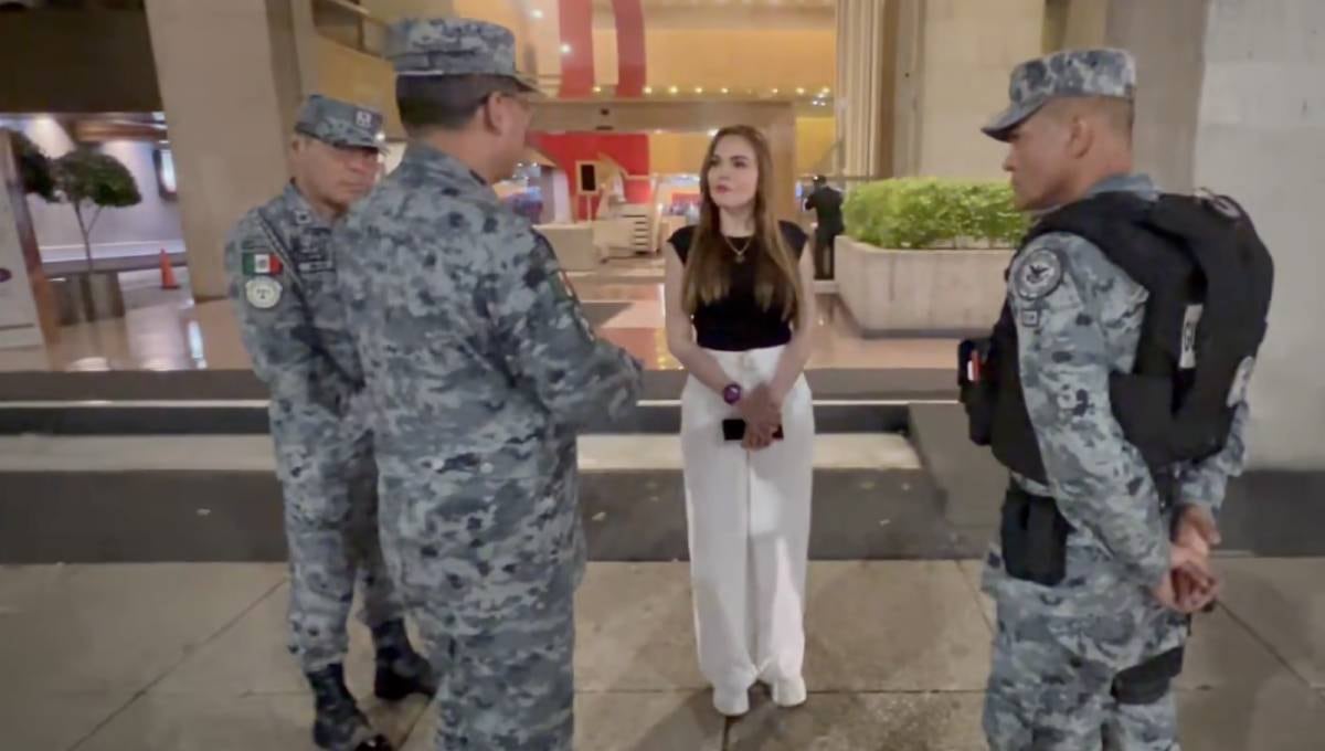 Guardia Nacional se reúne con Paola Gárate