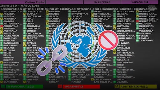 Estados Unidos rechaza postura sobre esclavitud en la ONU