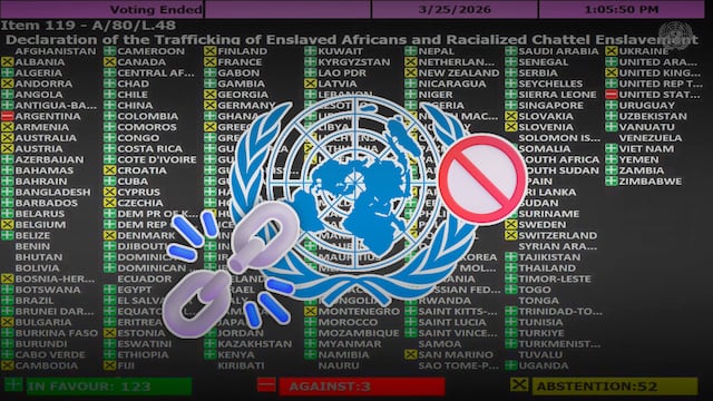 La ONU califica la esclavitud como “el crimen de lesa humanidad más grave” de la historia
