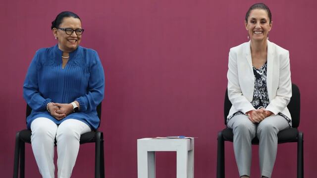 Claudia Sheinbaum con Rosa Icela Rodríguez