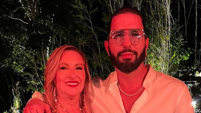 Poncho de Nigris y su mamá, Leticia Guajardo