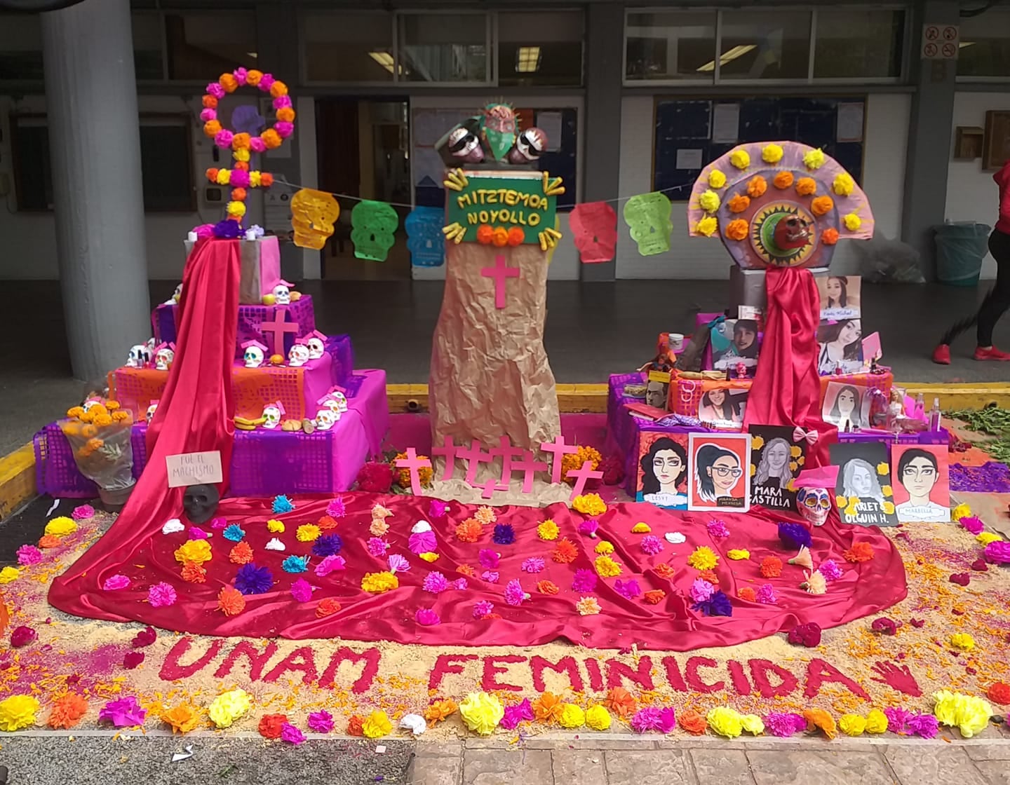 Ofrenda en Prepa 9 UNAM.