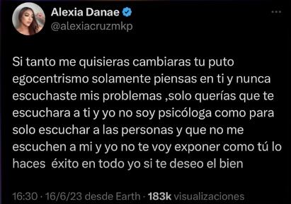Alexia Cruz pelea con Yeri Mua