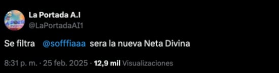 Sofía Niño de Rivera sería la nueva conductora de Netas Divinas
