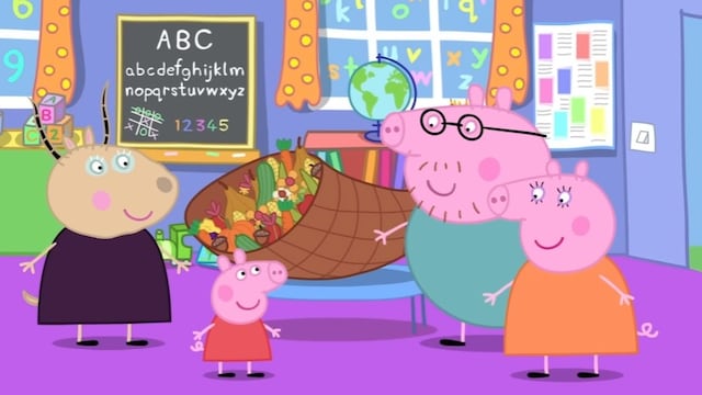 Peppa Pig celebra su primer Día de Acción de Gracias