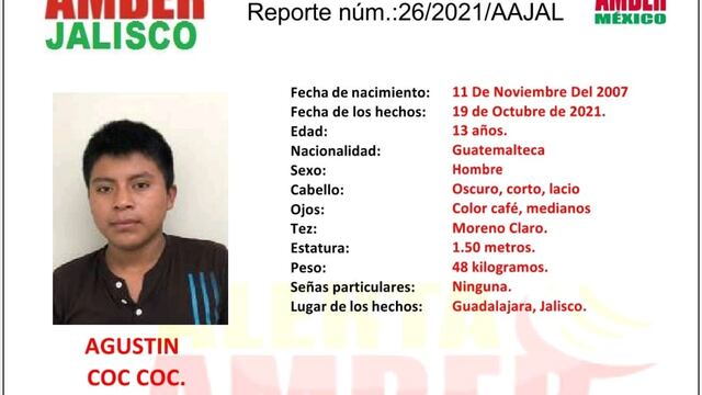 Activan Alerta Amber por la desaparición de 5 menores guatemaltecos en Jalisco