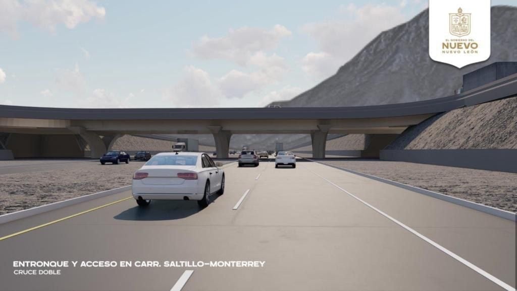 Obras de acceso a la planta de Tesla en Santa Catarina