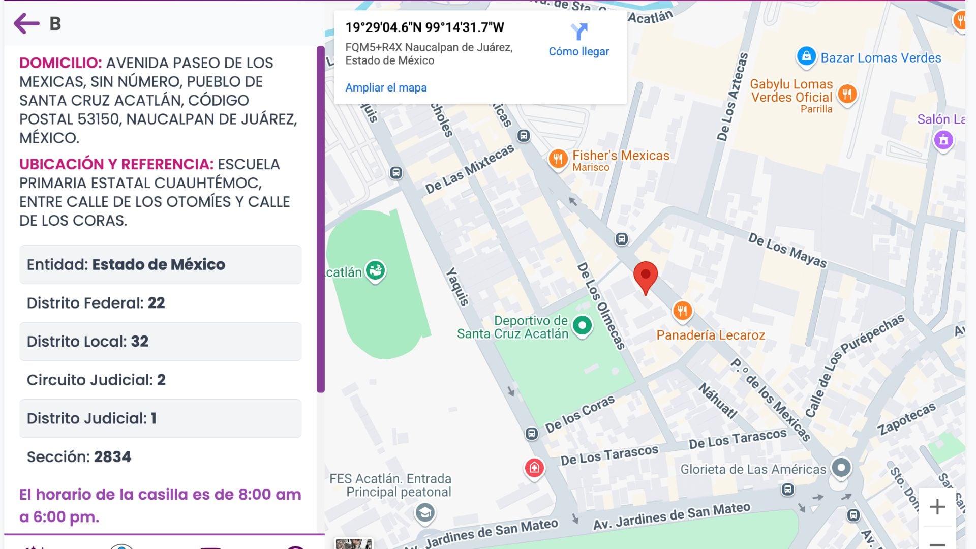 Cómo ubicar tu casilla INE para las elecciones 2025
