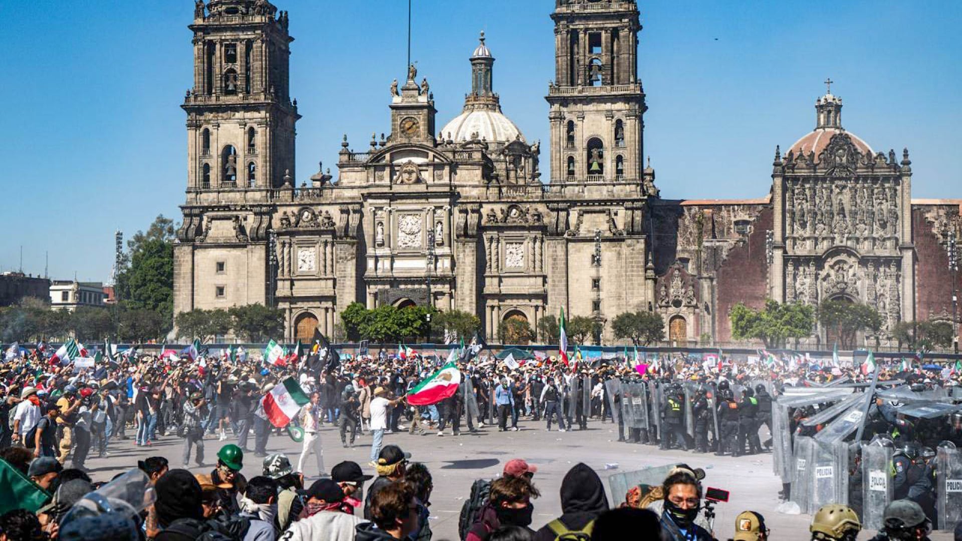La marcha facha, falsamente atribuida a la Generación Z