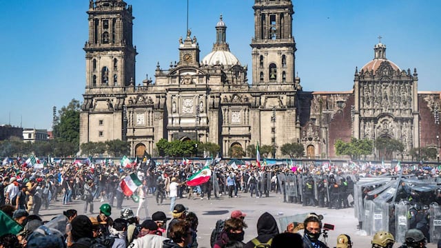 Integrantes de la sociedad participaron en la llamada de marcha de la Generación Z