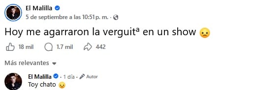 El Malilla comparte el abuso sexual que vivió.