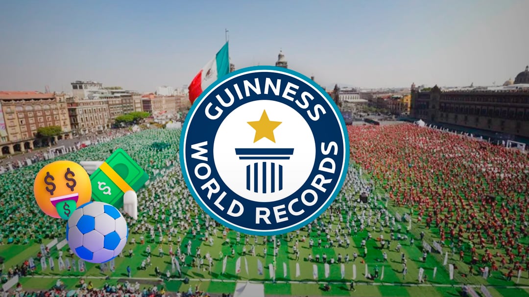 La clase de futbol que rompió Récord Guinness costó casi 7 mdp a la CDMX